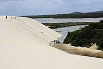 Foto das dunas de Cumbuco