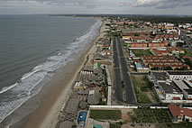 Foto aérea de Cumbuco